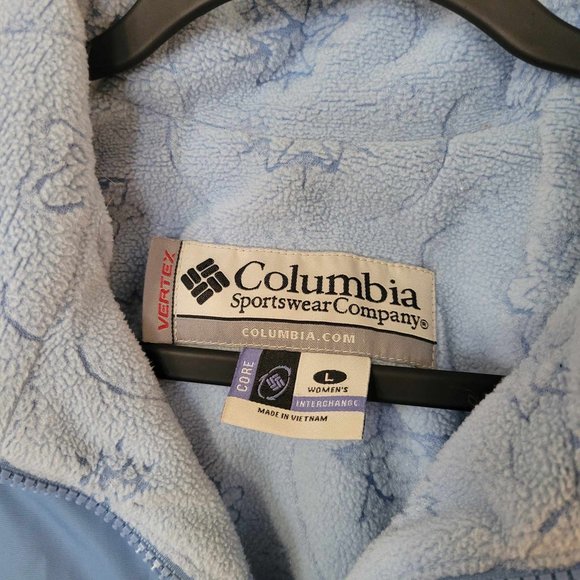 Columbia Vertex light blue fleece jacket - Picture 3 of 7
